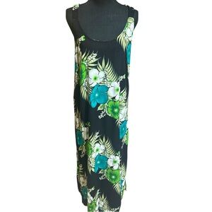 Vintage Jams World “Just Cruising” Maxi Dress Tropical Rayon